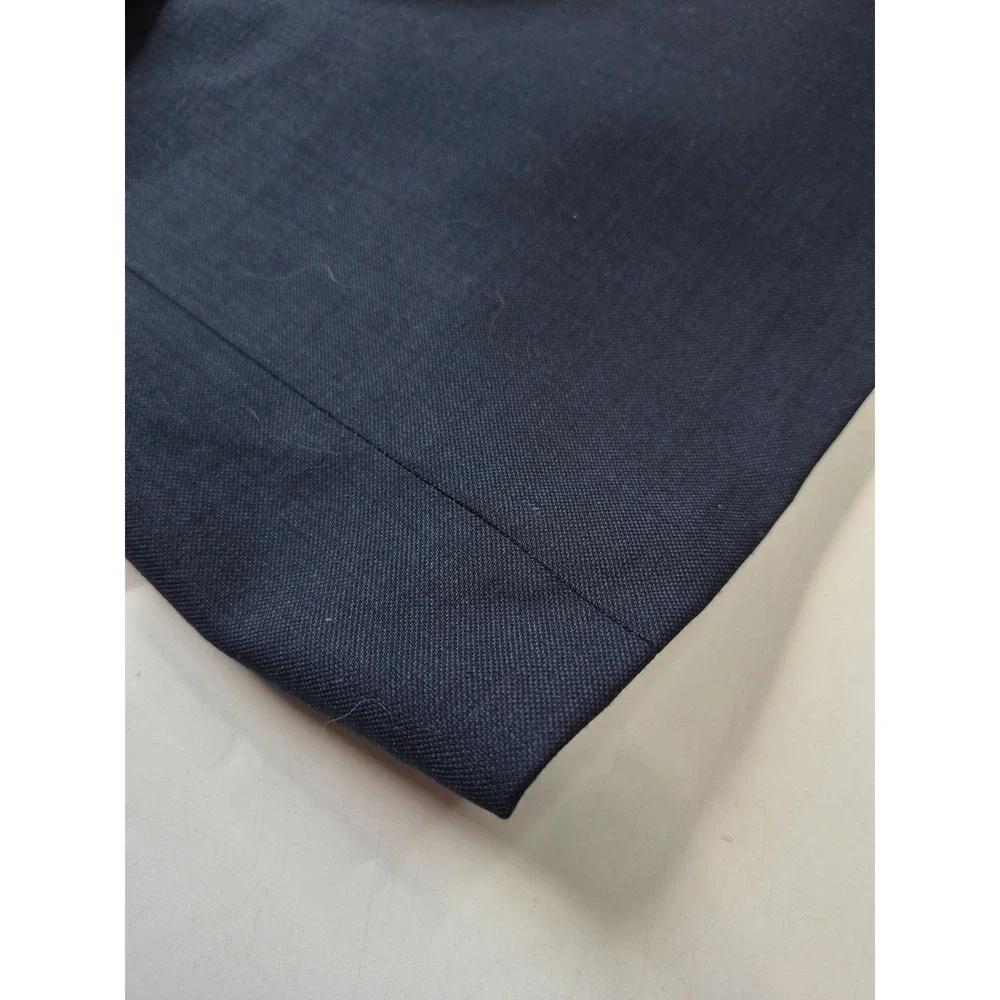Pronto Uomo Mens Wool Sports Coat 48L Navy Blue 2 Button Double Vent Italy S703